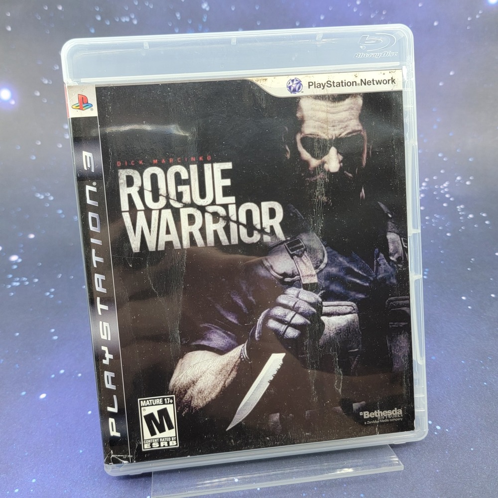Rogue Warrior Sony PlayStation 3 PS3 Bethesda 2009 Tactical Shooter Complete